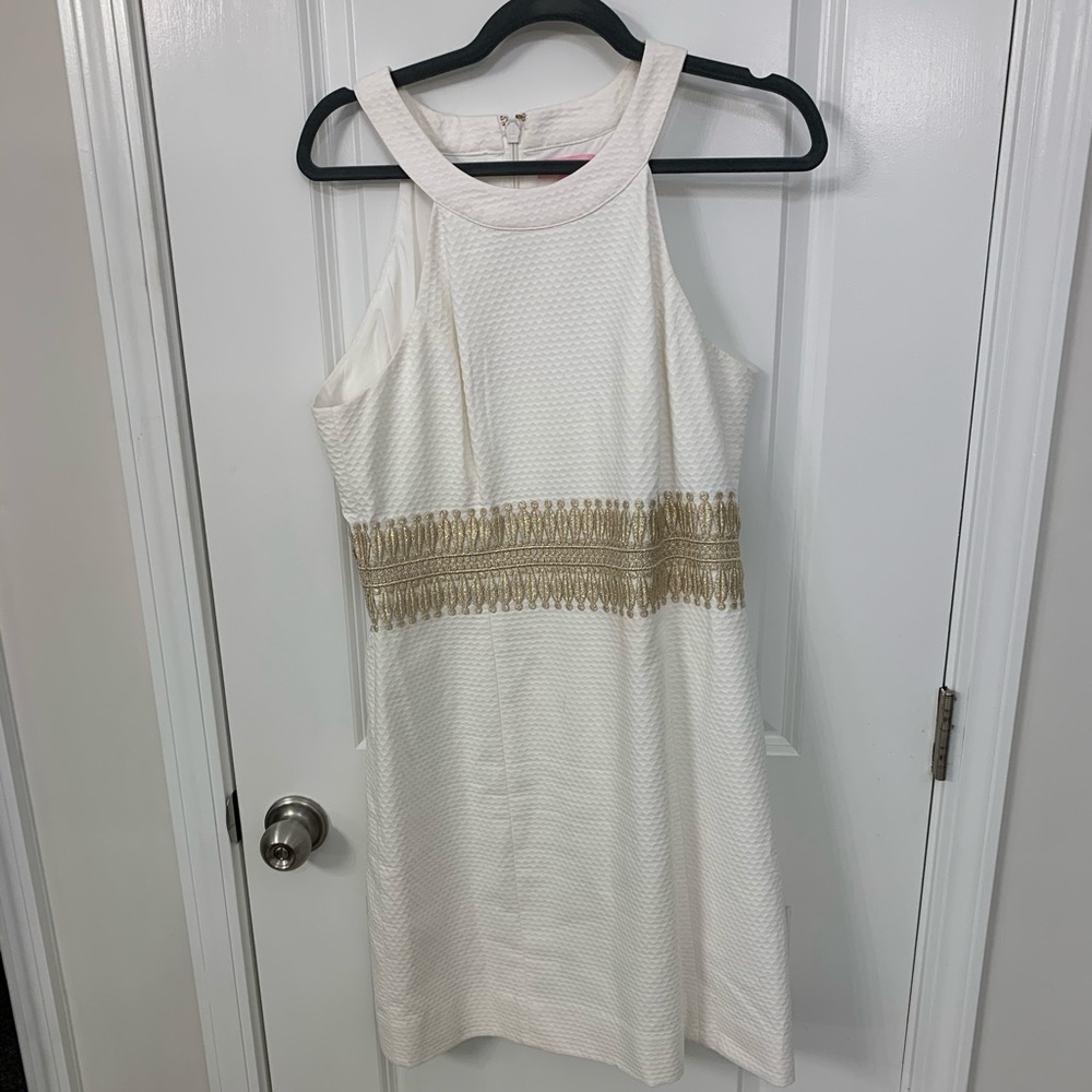 Lily Pulitzer White Ashlyn Shift Dress
